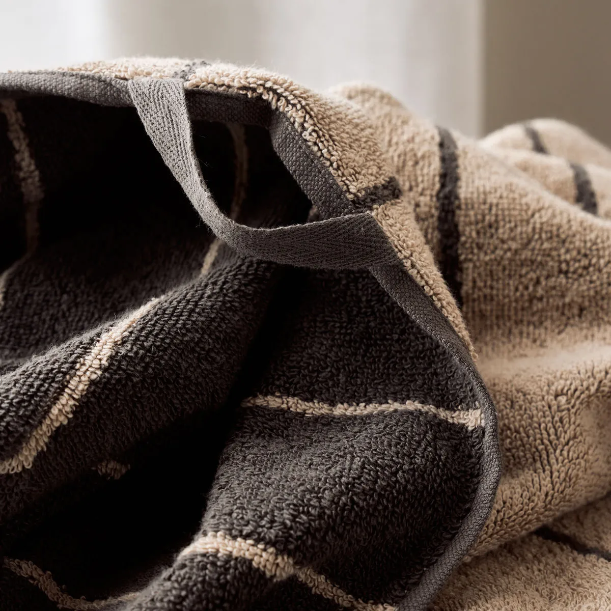 Stripe handdoek 50x100 cm 2-pack, Army Meraki