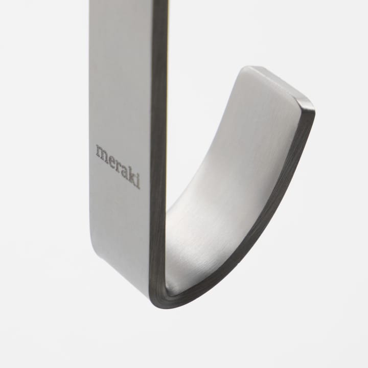Thapsus haak 3-pack, Geborsteld staal Meraki