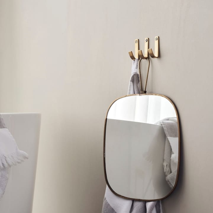 Thapsus haak 3-pack, Geborstelde messing afwerking Meraki