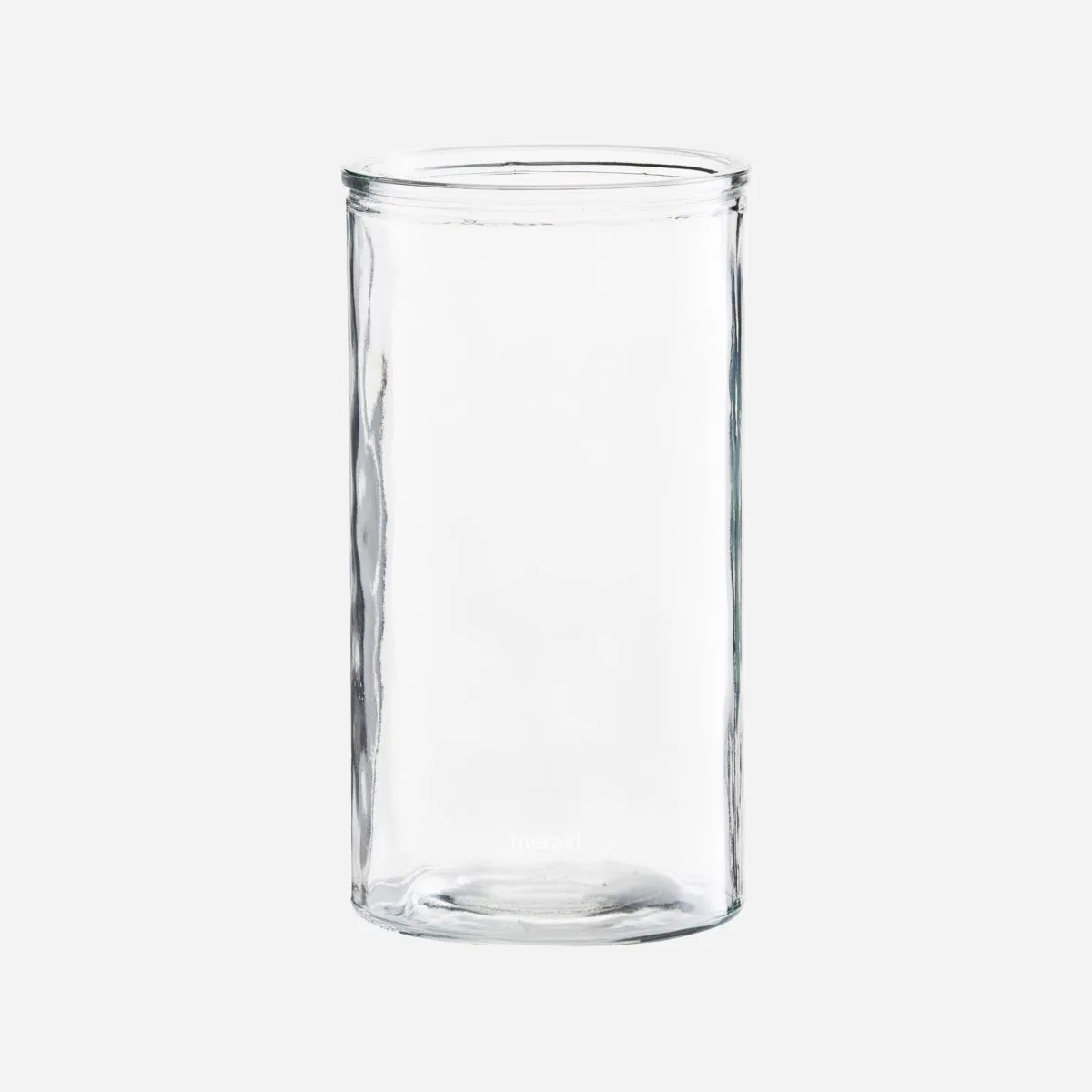 Vaas cilinder glas, 24 cm Meraki