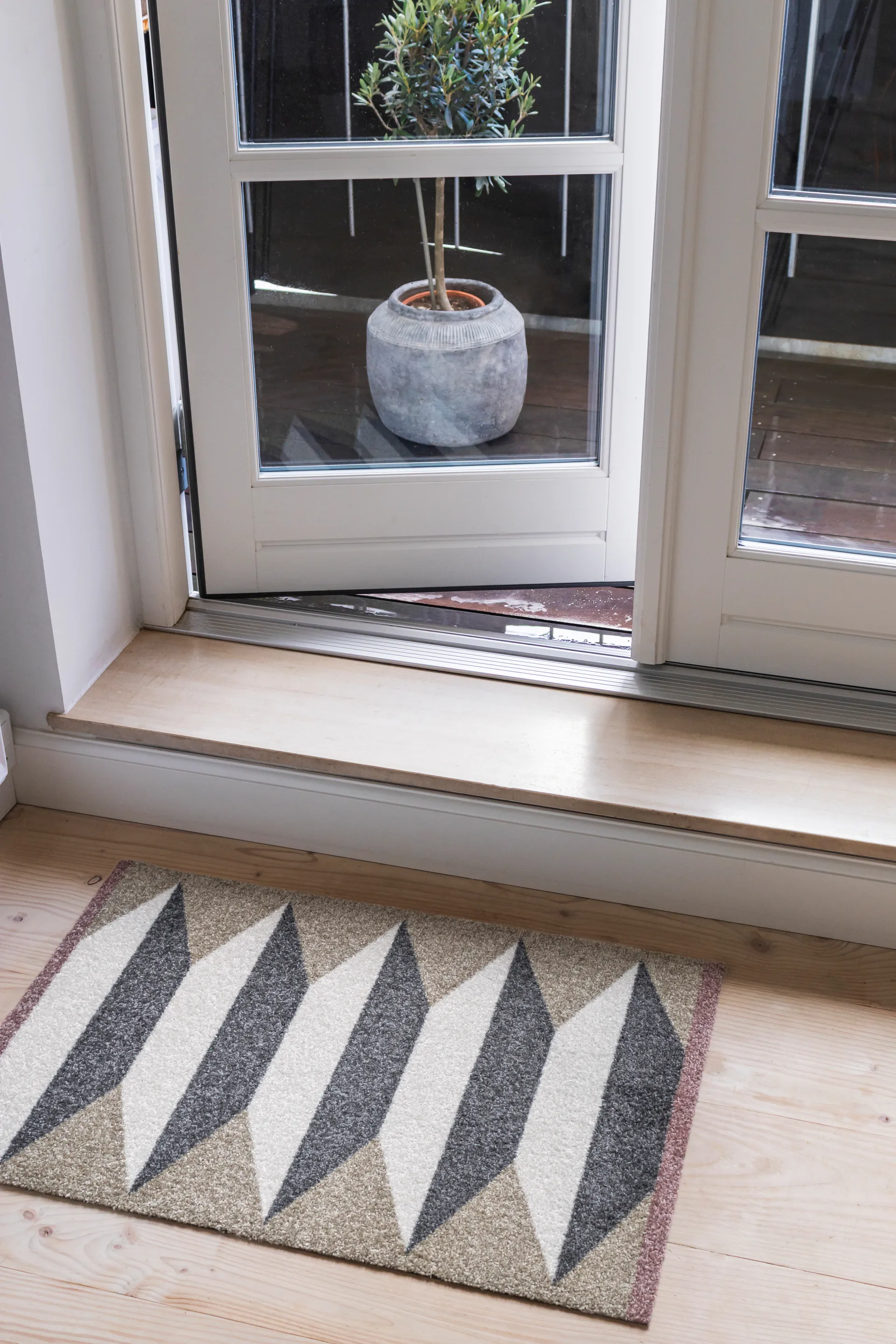 Accordion allround deurmat, Sand, 55x80 cm Mette Ditmer