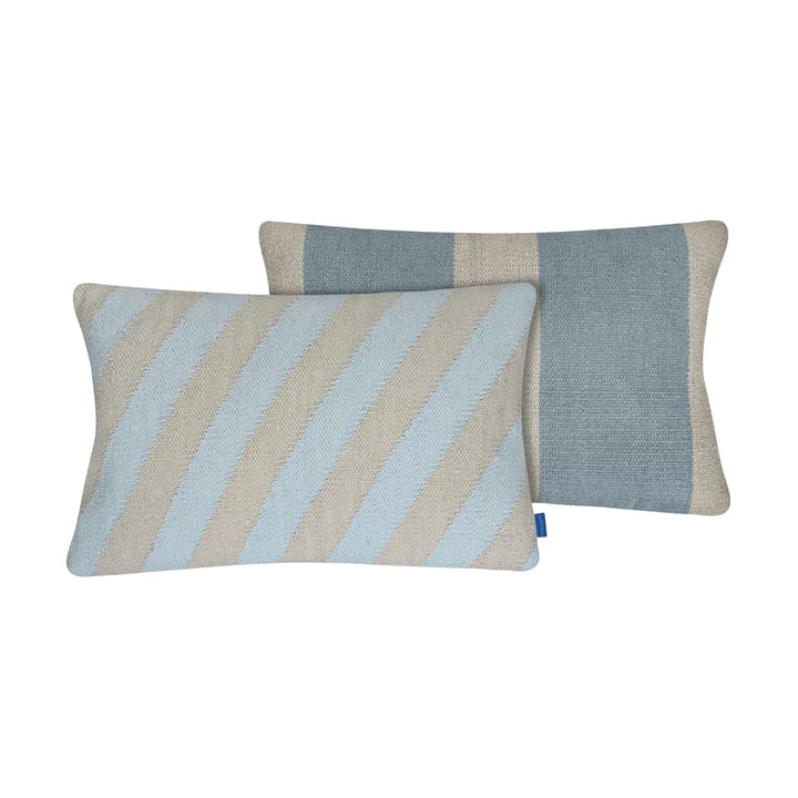 Across kelim kussenhoes, Light blue, 40x60 cm Mette Ditmer