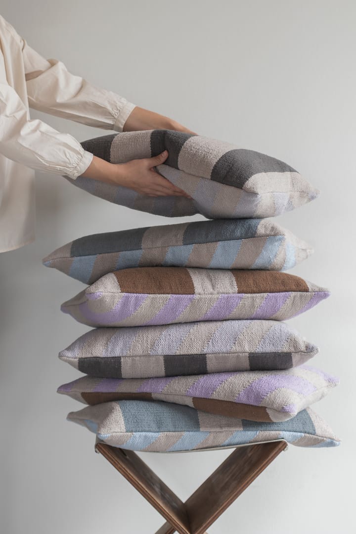 Across kelim kussenhoes, Light blue, 40x60 cm Mette Ditmer