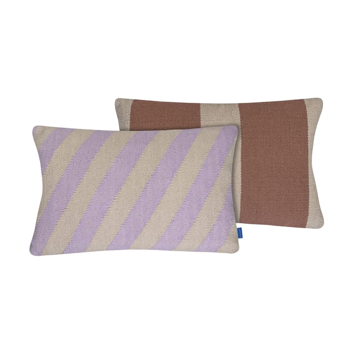 Across kelim kussenhoes, Light lilac, 40x60 cm Mette Ditmer