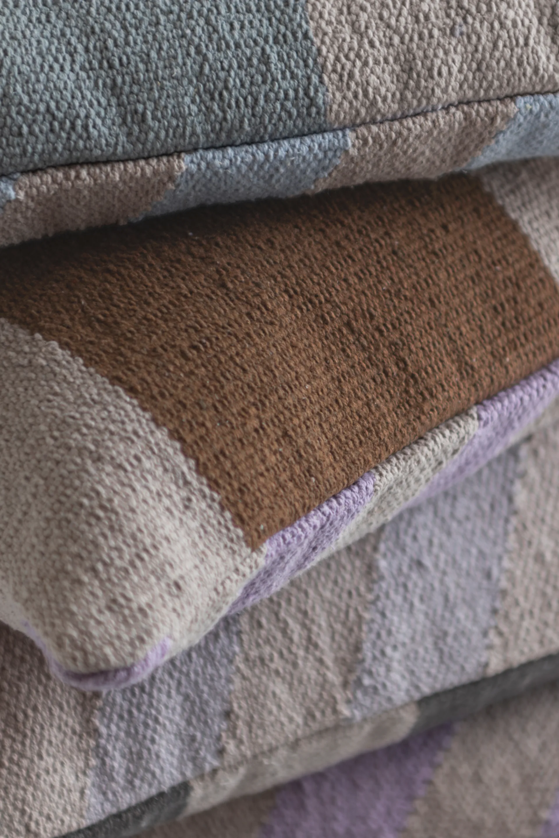 Across kelim kussenhoes, Light lilac, 40x60 cm Mette Ditmer