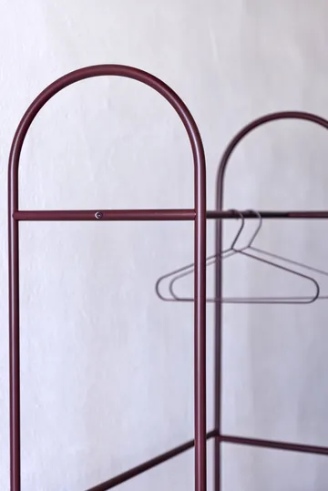 Arch kledingrek - Rood, 39x92x186 cm - Mette Ditmer