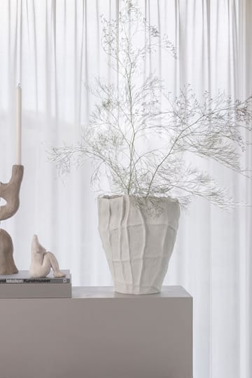 Art piece artistic vaas 33,5 cm - Off-white - Mette Ditmer