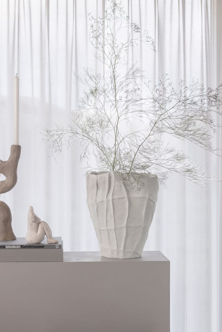 Art piece artistic vaas 33,5 cm, Off-white Mette Ditmer