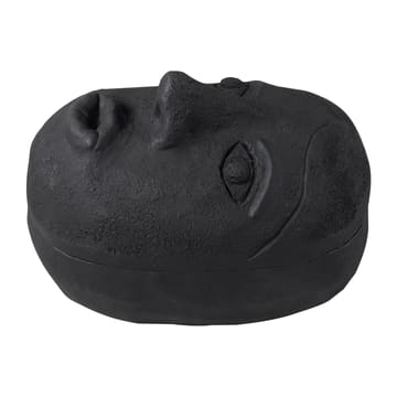 Art piece face pot 9x12 cm - Black - Mette Ditmer