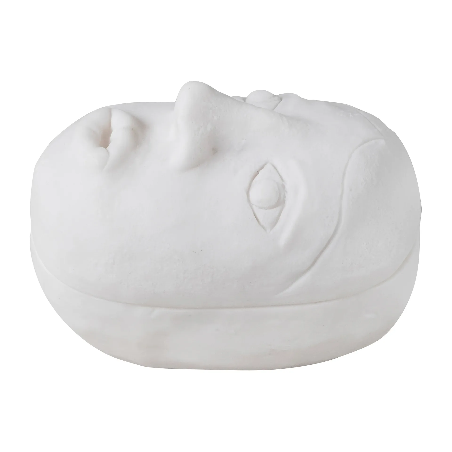 Art piece face pot 9x12 cm, Off-white Mette Ditmer