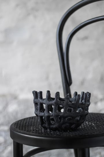 Art Piece gevlochten mand - Black - Mette Ditmer