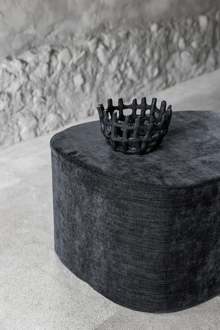 Art Piece gevlochten mand, Black Mette Ditmer