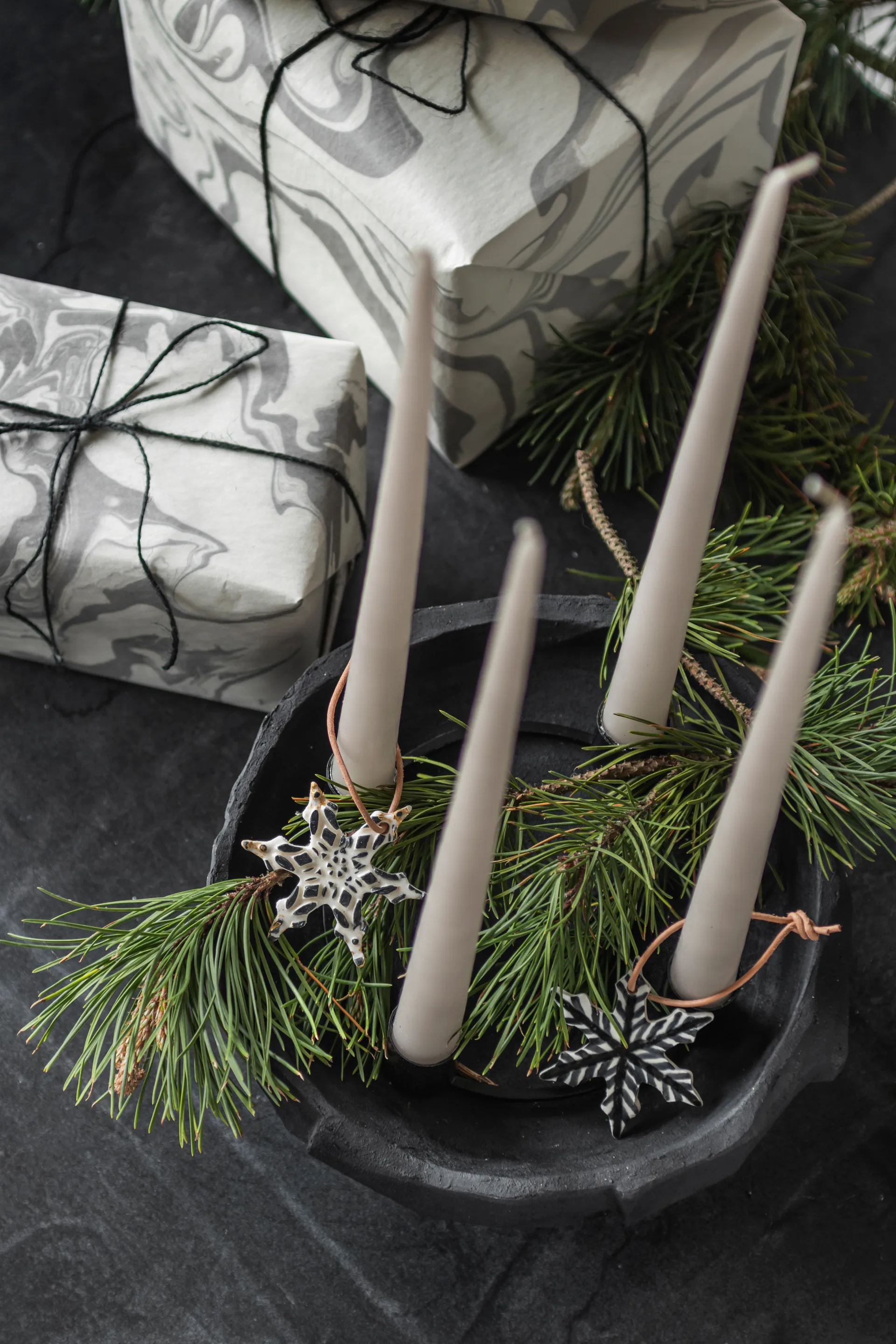 Art Piece kandelaar Ø23 cm, Black Mette Ditmer