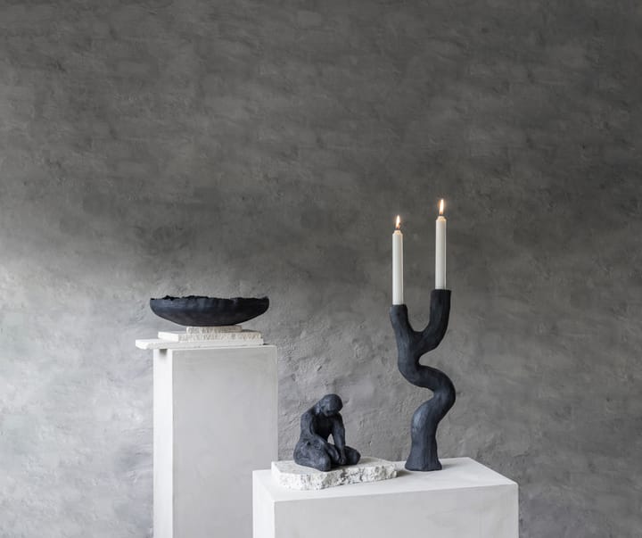 Art piece kandelaar 41 cm, Black Mette Ditmer