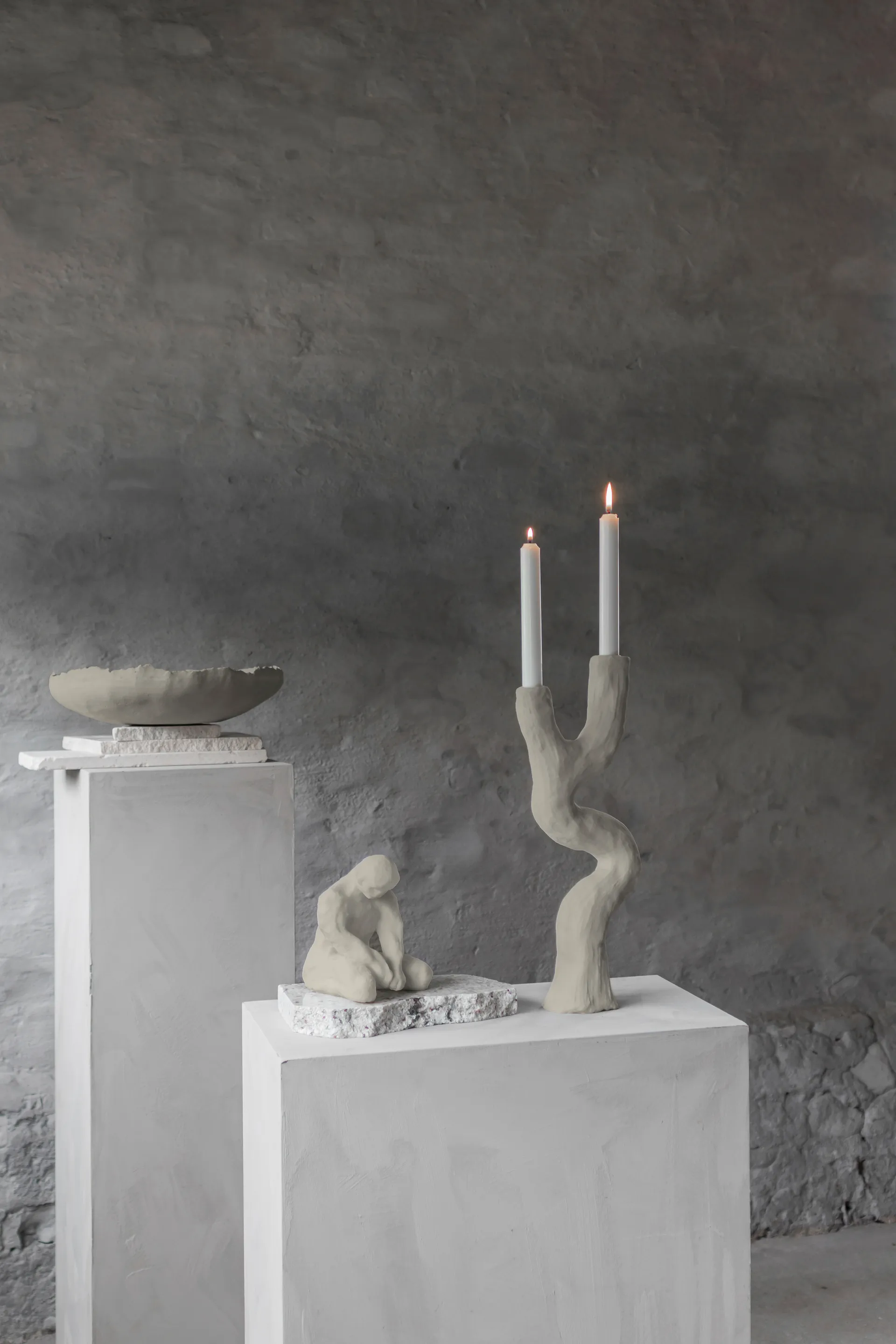 Art piece kandelaar 41 cm, Sand Mette Ditmer