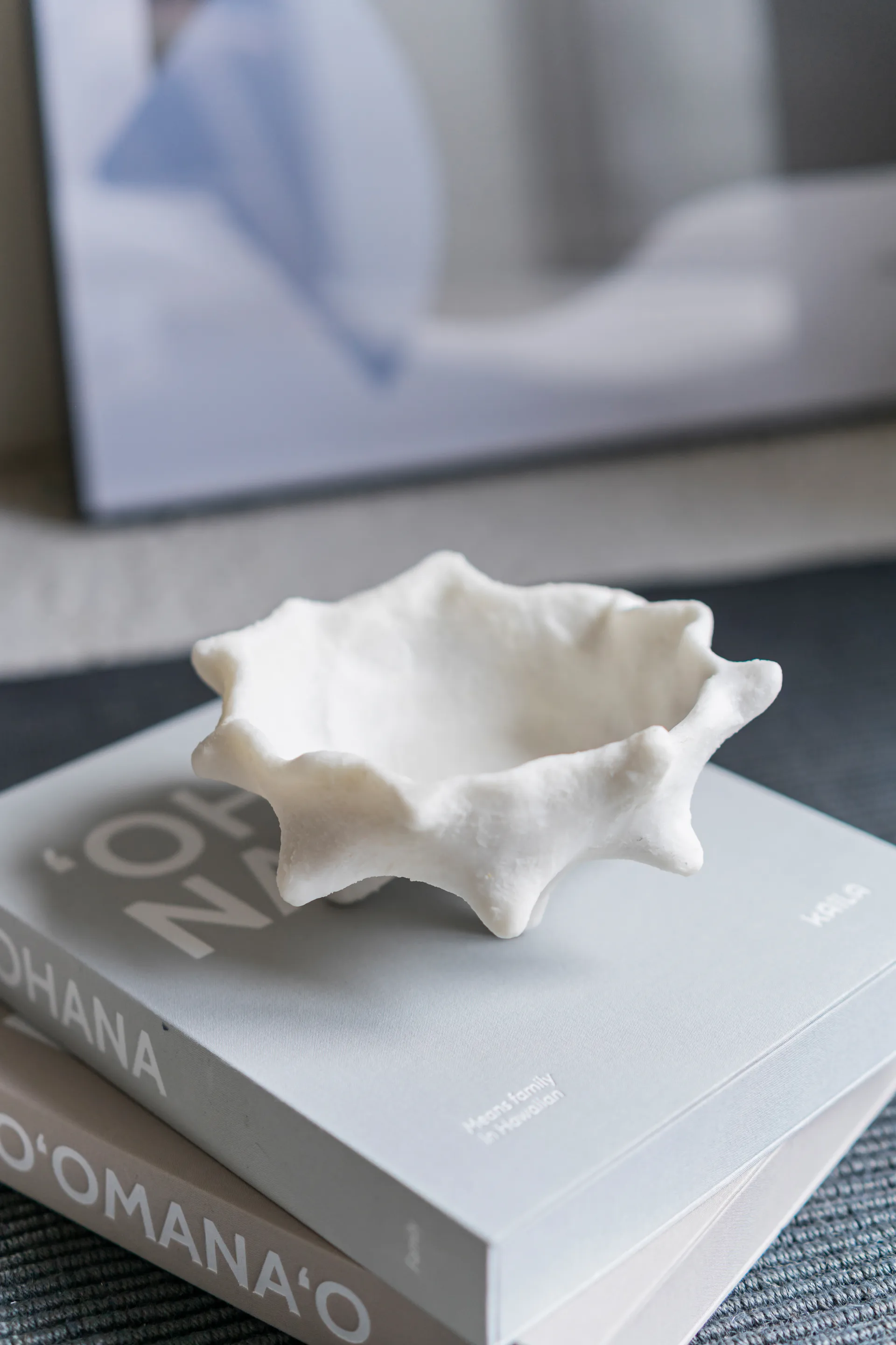 Art piece kastanje Ø20 cm, Off-white Mette Ditmer