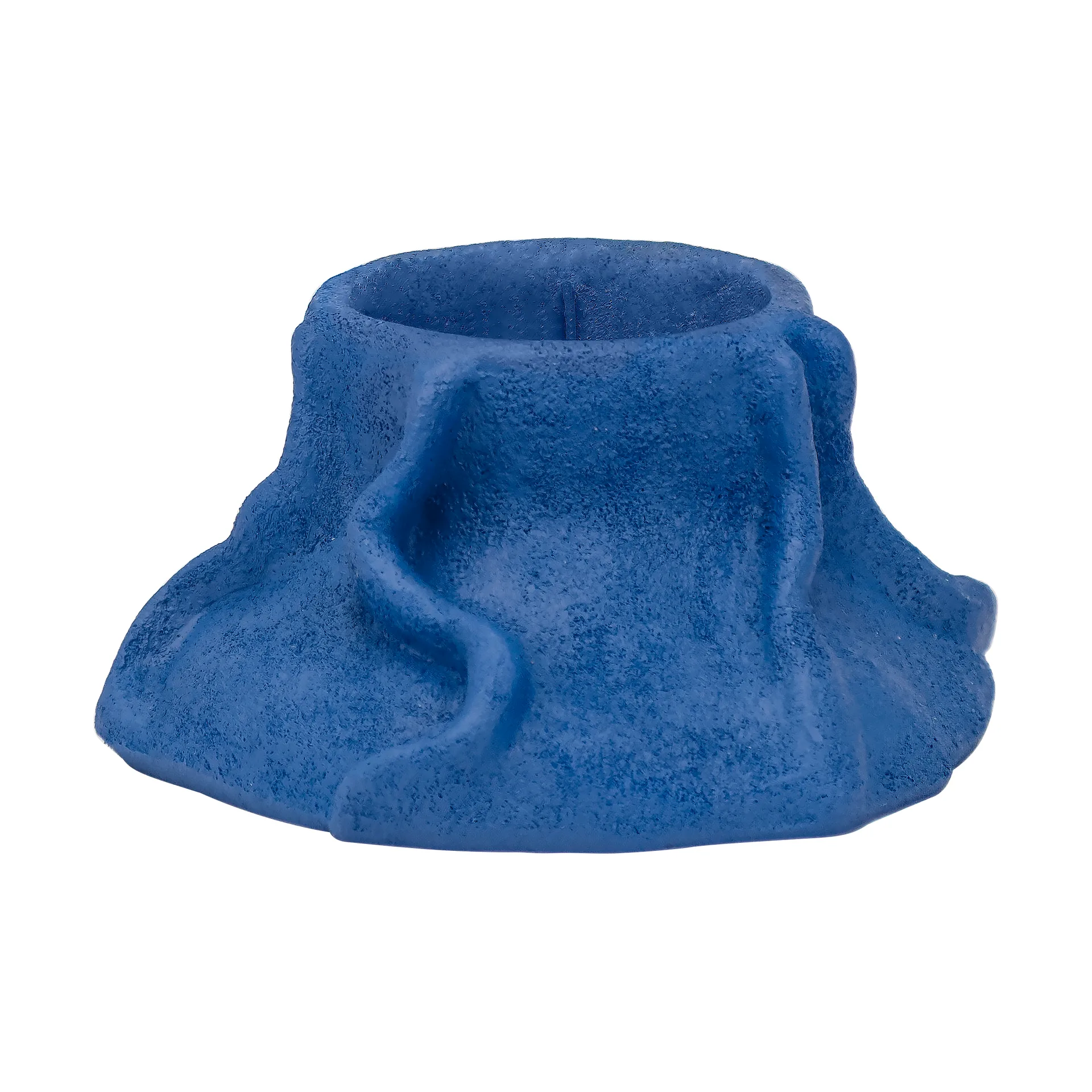 Art Piece lava kandelaar Ø12,5 cm, Cobalt Mette Ditmer