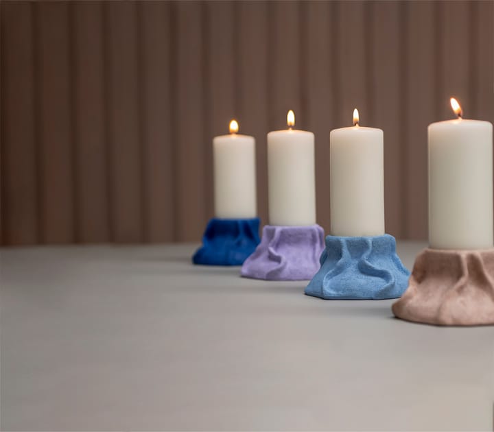 Art Piece lava kandelaar Ø12,5 cm, Light lilac Mette Ditmer