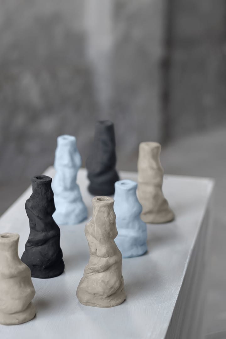 Art Piece Liquid kandelaar small, Black Mette Ditmer