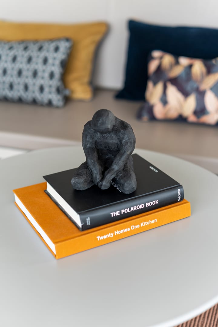 Art piece mediterende man 15 cm, Black Mette Ditmer