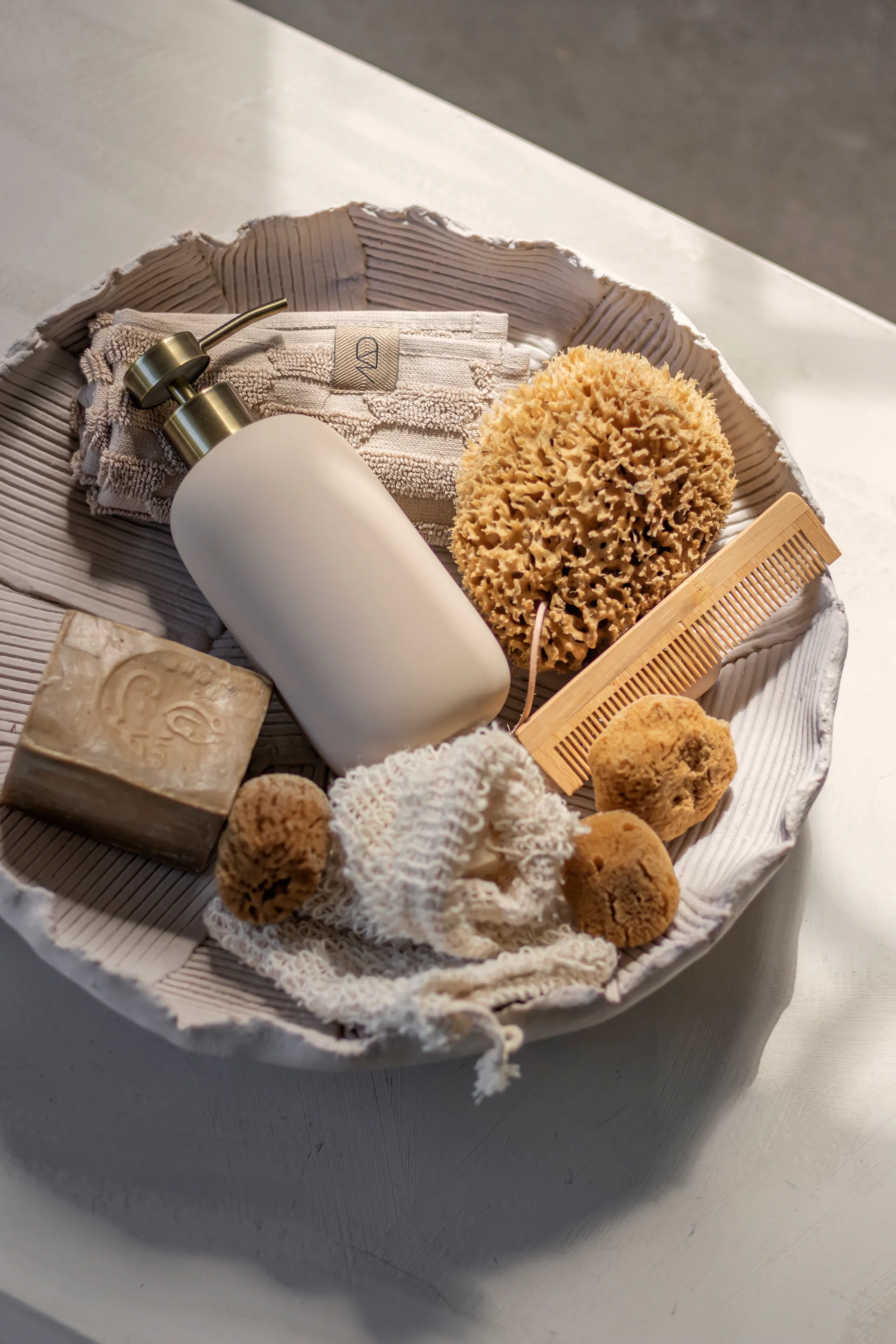 Art piece patch schaal Ø35 cm, Sand Mette Ditmer