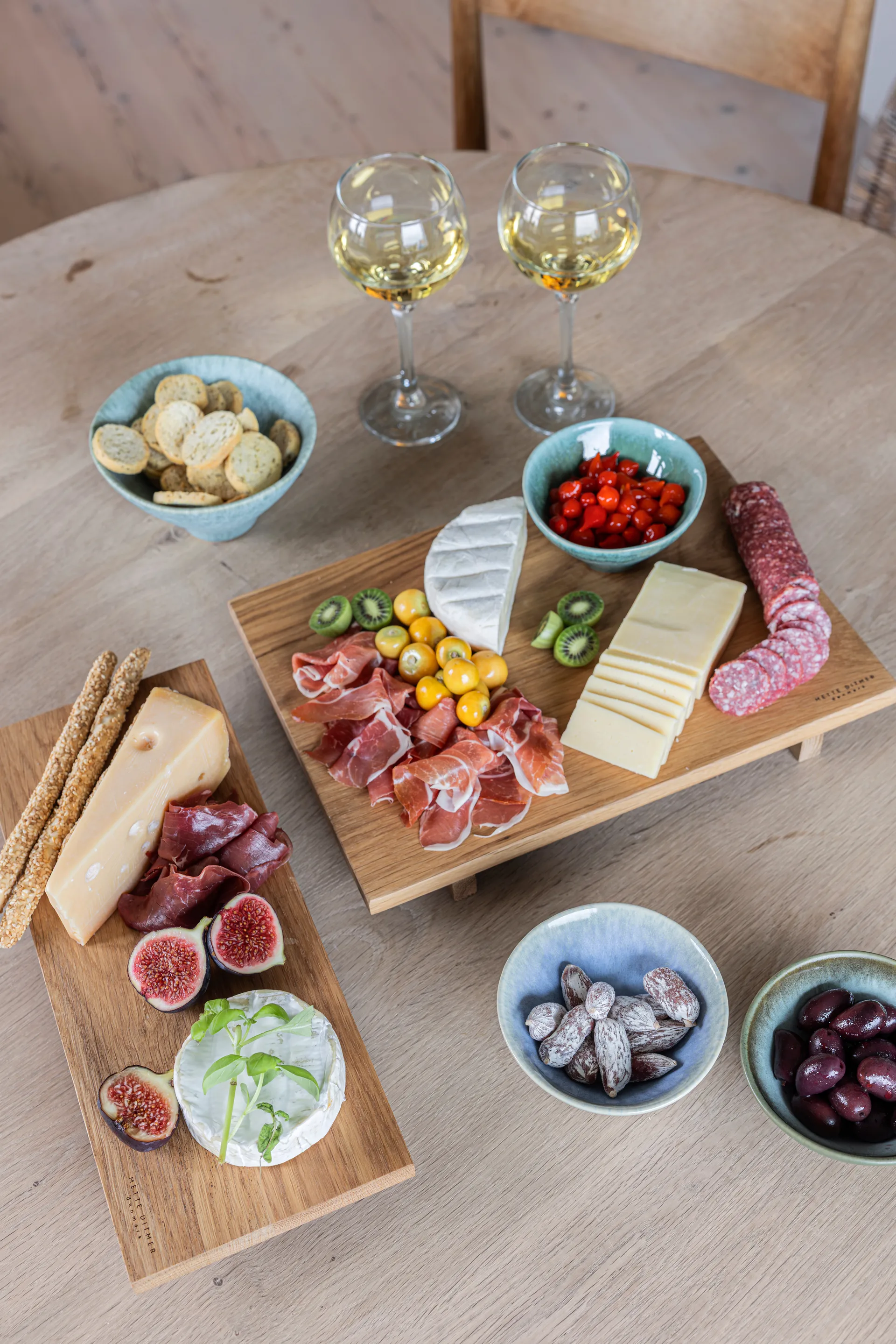 Authentic serveerblad, Natural, 15x36 cm Mette Ditmer