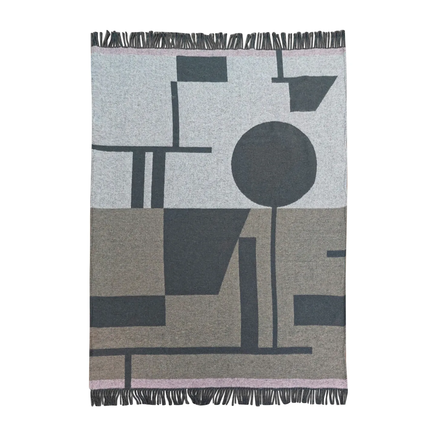 Bauhaus plaid 127x170 cm, Latte Mette Ditmer