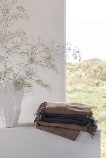 Bohemia plaid 125x180 cm - Taupe - Mette Ditmer