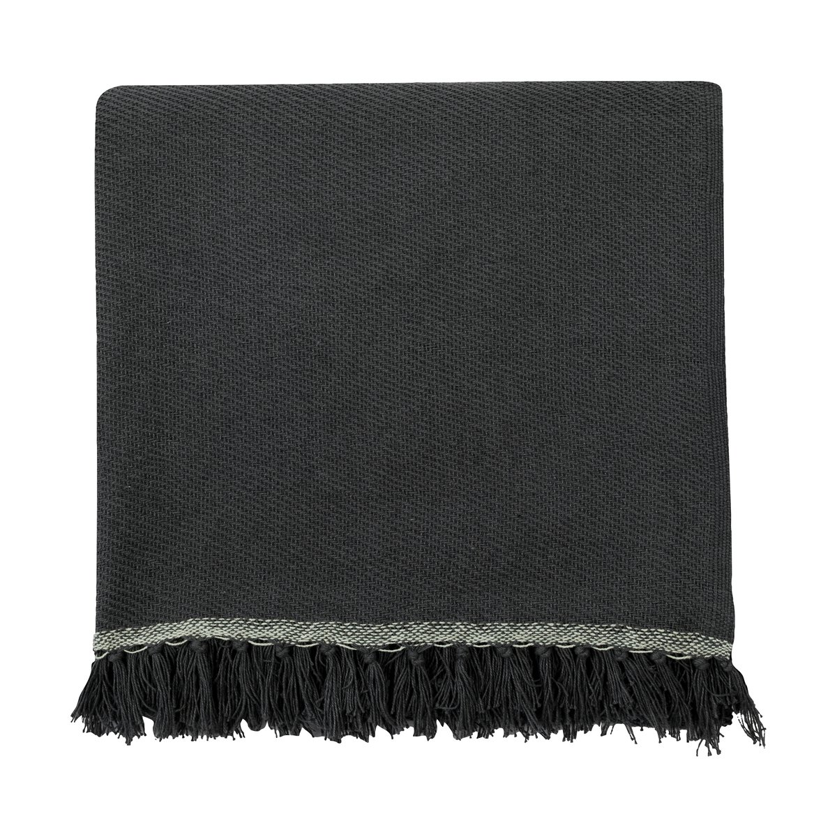 Mette Ditmer Bohemia sprei Anthracite,140x250 cm | Scandinavisch Interieur | Bedspreien | Grijs