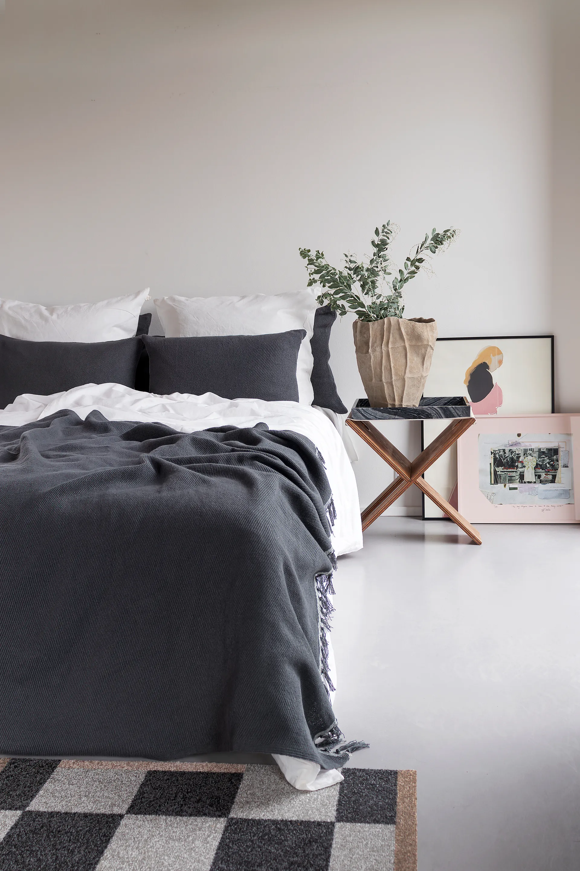 Bohemia sprei, Anthracite,140x250 cm Mette Ditmer