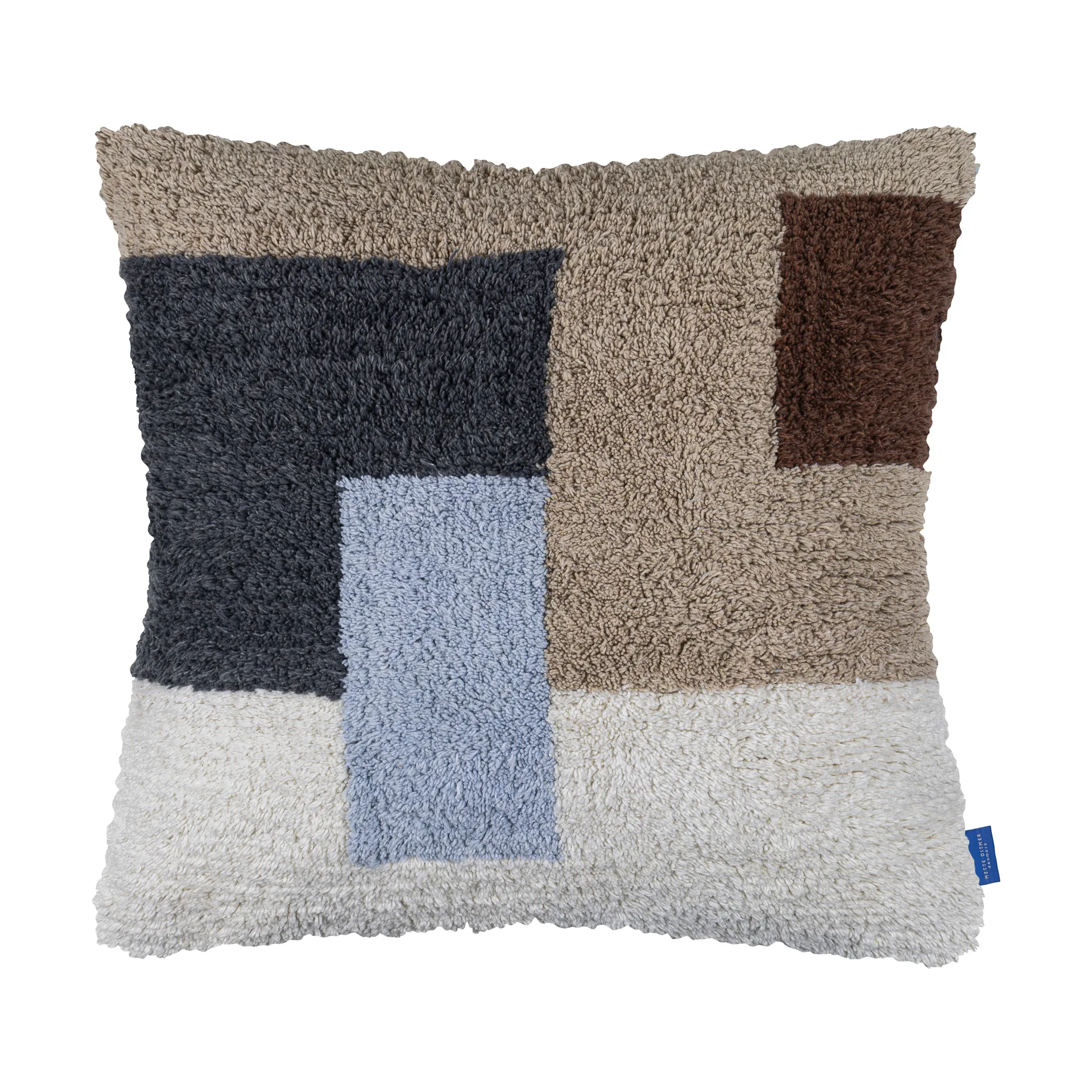 Brick kussenhoes 50x50 cm, Dark grey Mette Ditmer