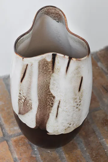 By Hand vaas large 38,5 cm - Off-white - Mette Ditmer