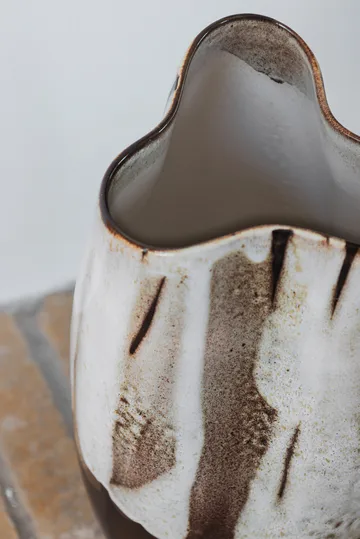 By Hand vaas large 38,5 cm - Off-white - Mette Ditmer