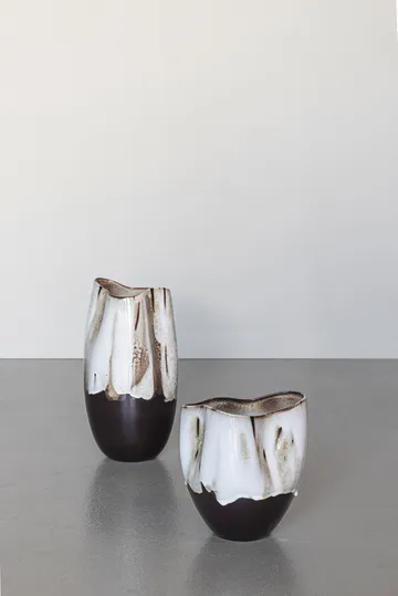 By Hand vaas large 38,5 cm - Off-white - Mette Ditmer