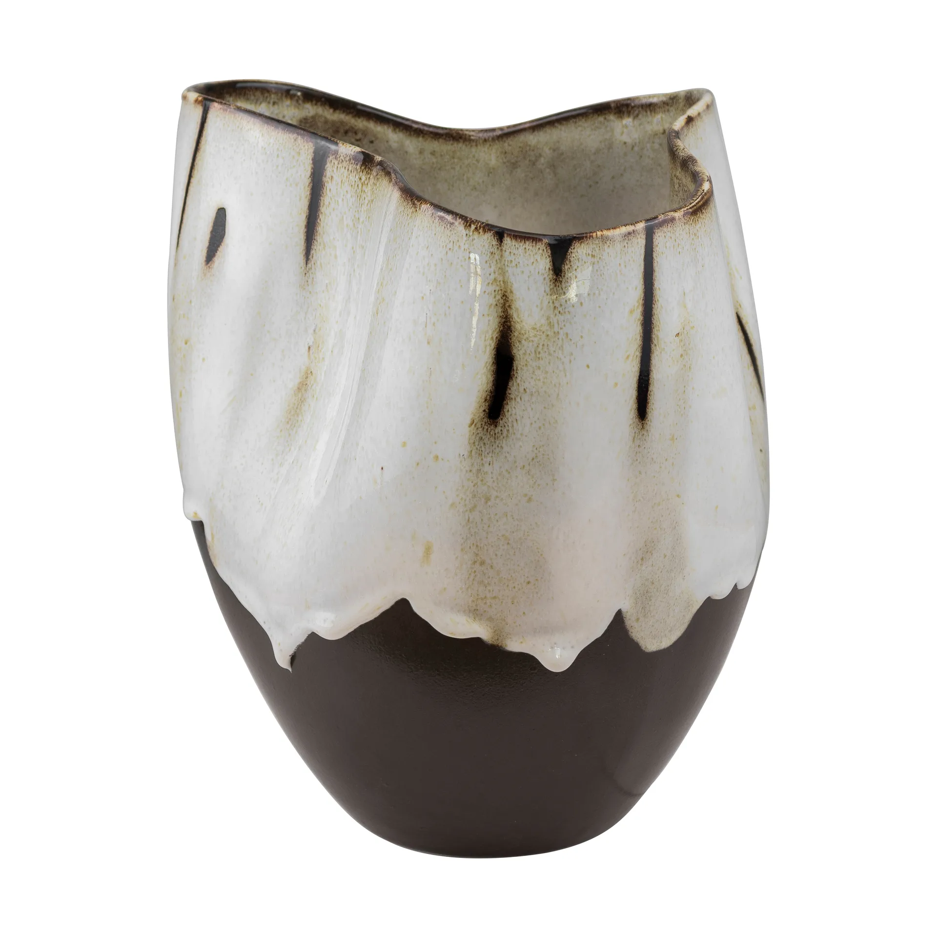 By Hand vaas small 24,5 cm, Off-white Mette Ditmer