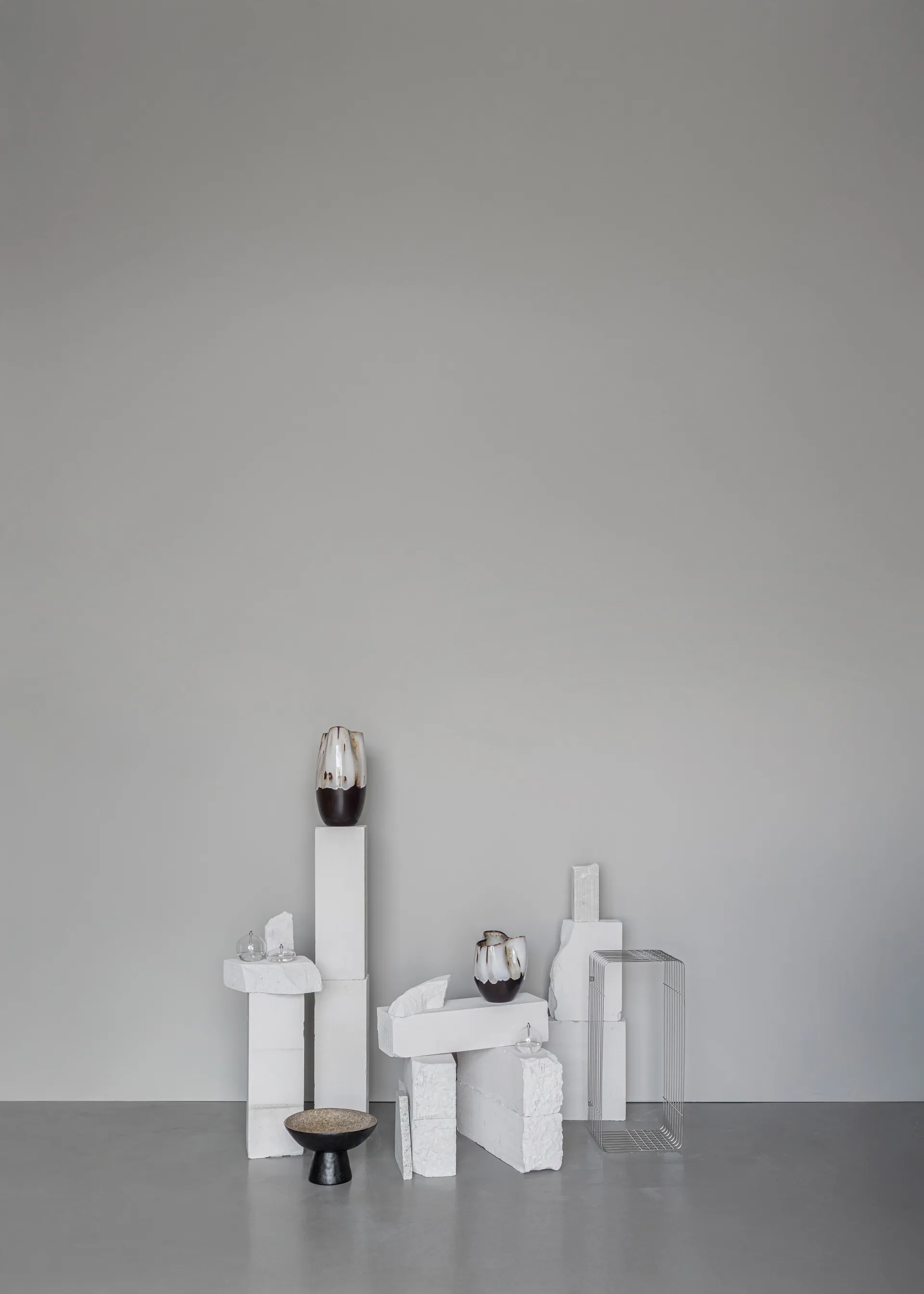 By Hand vaas small 24,5 cm, Off-white Mette Ditmer