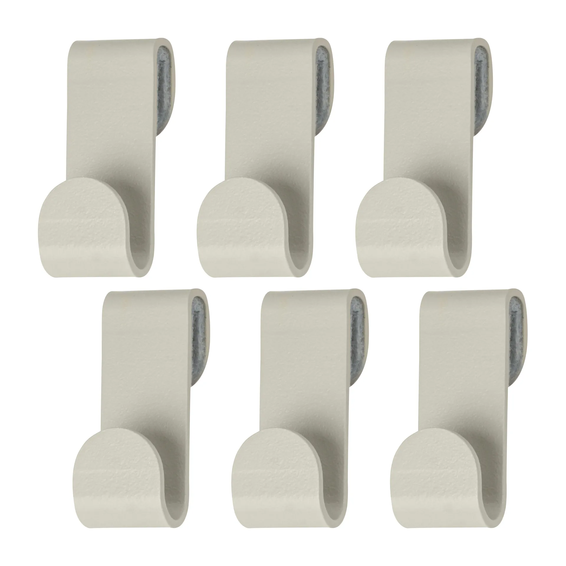 Carry haken 6-pack, Sand grey Mette Ditmer