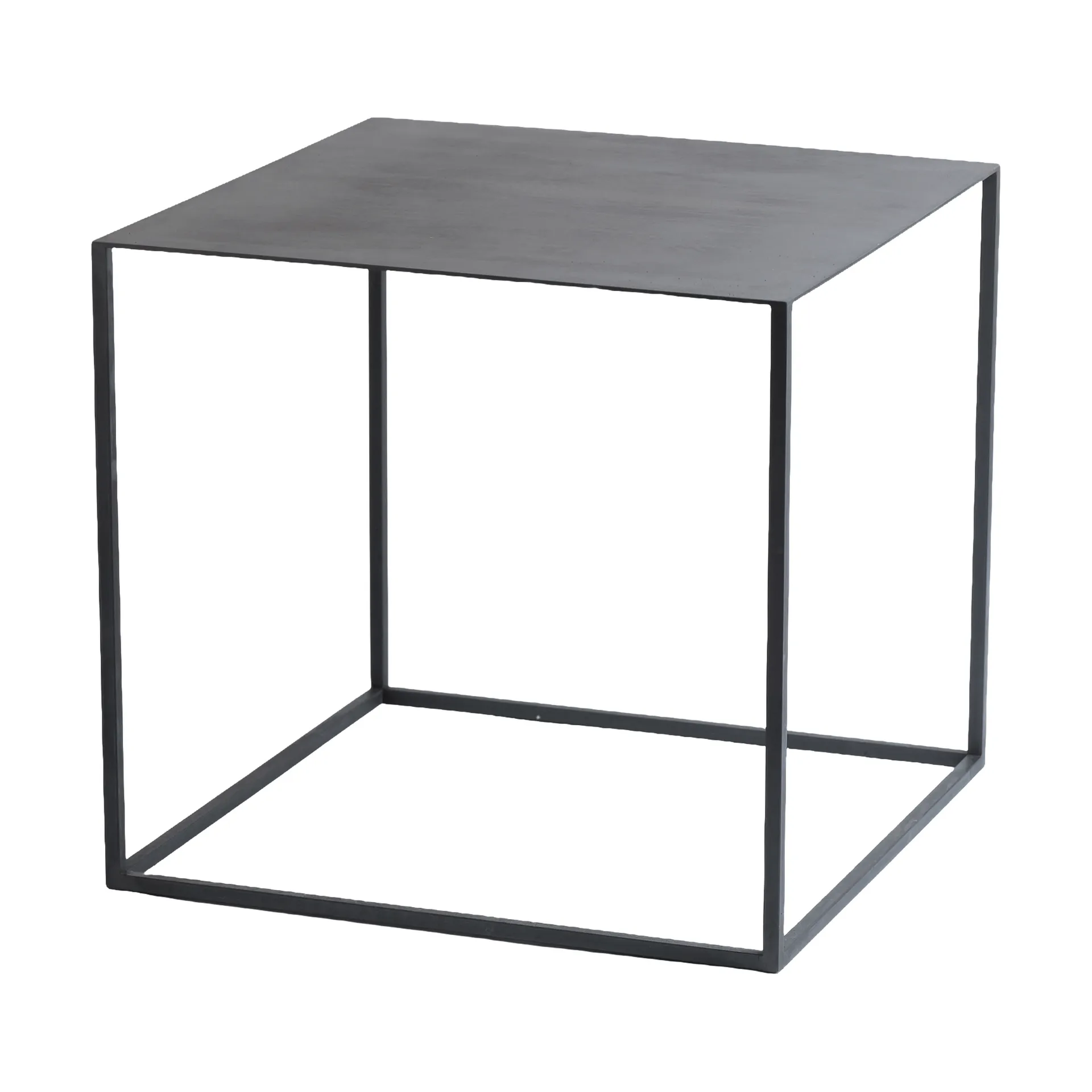 Cubic bijzettafel, Zwart, 43x43x40 cm Mette Ditmer