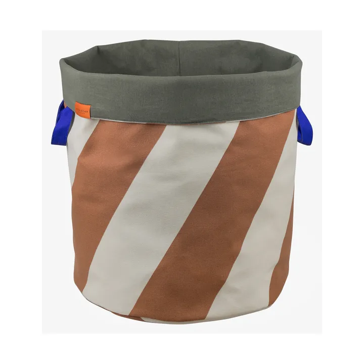 Diagonaal wasmand Ø40x50 cm - Brick-sand - Mette Ditmer