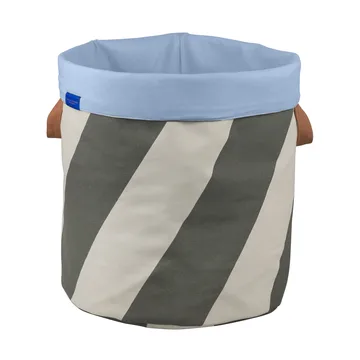 Diagonaal wasmand Ø40x50 cm - Dark olive-sand - Mette Ditmer