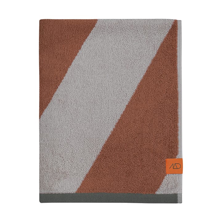 Diagonal handdoek - Brick, 70x133 cm - Mette Ditmer