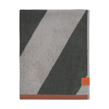 Diagonal handdoek - Dark olive, 50x90 cm - Mette Ditmer