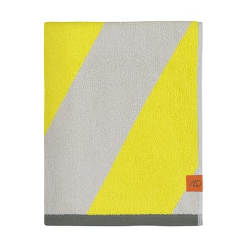 Diagonal handdoek - Geel, 70x133 cm - Mette Ditmer