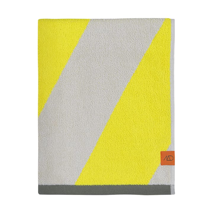 Diagonal handdoek - Geel, 70x133 cm - Mette Ditmer