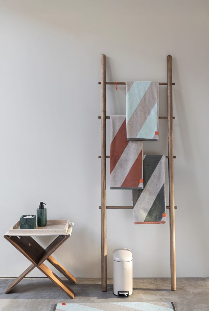 Diagonal handdoek, Mint, 50x90 cm Mette Ditmer