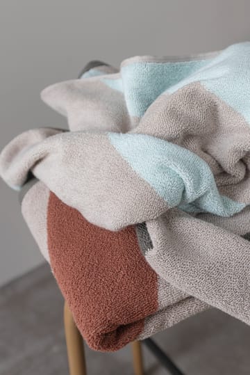 Diagonal handdoek - Mint, 50x90 cm - Mette Ditmer