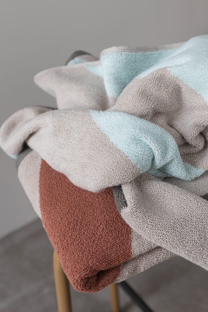Diagonal handdoek, Mint, 50x90 cm Mette Ditmer