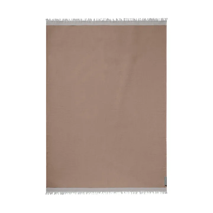 Duet plaid - Beige-Blauw (beige-blauw), 130x175 cm - Mette Ditmer