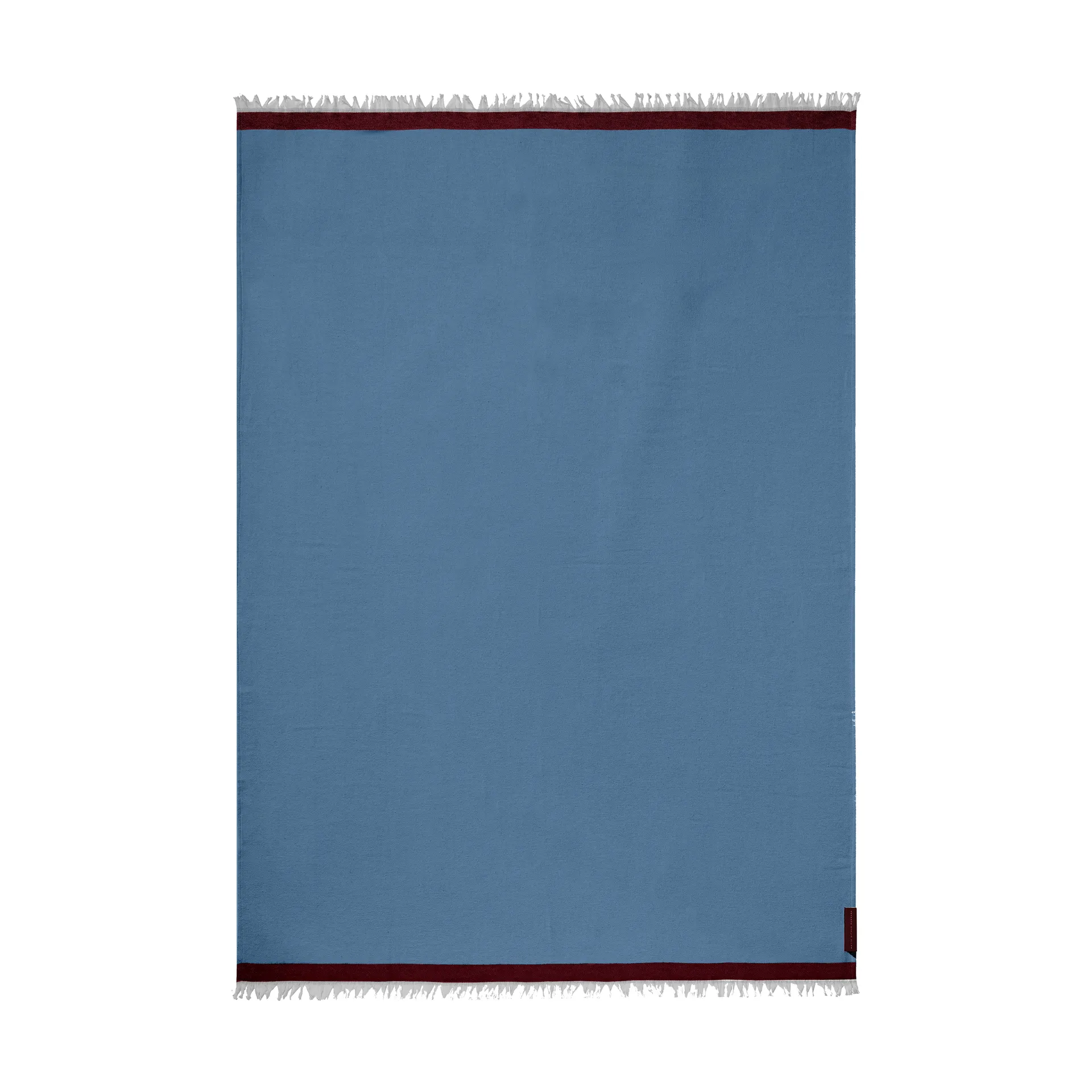Duet plaid, Blauw-Beige (blauw-beige), 130x175 cm Mette Ditmer