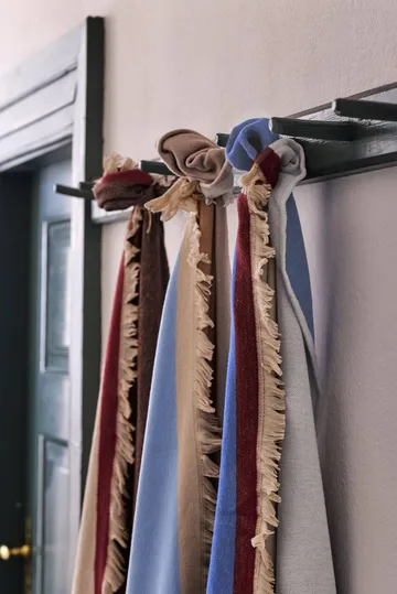 Duet plaid - Blauw-Beige (blauw-beige), 130x175 cm - Mette Ditmer